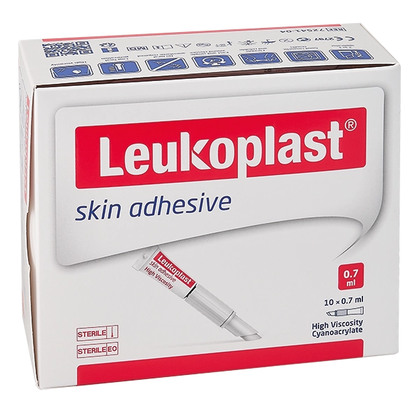 Leukoplast Skin Adhesive Hautkleber Tube 0,36 ml, mit 2-in-1 Applikator